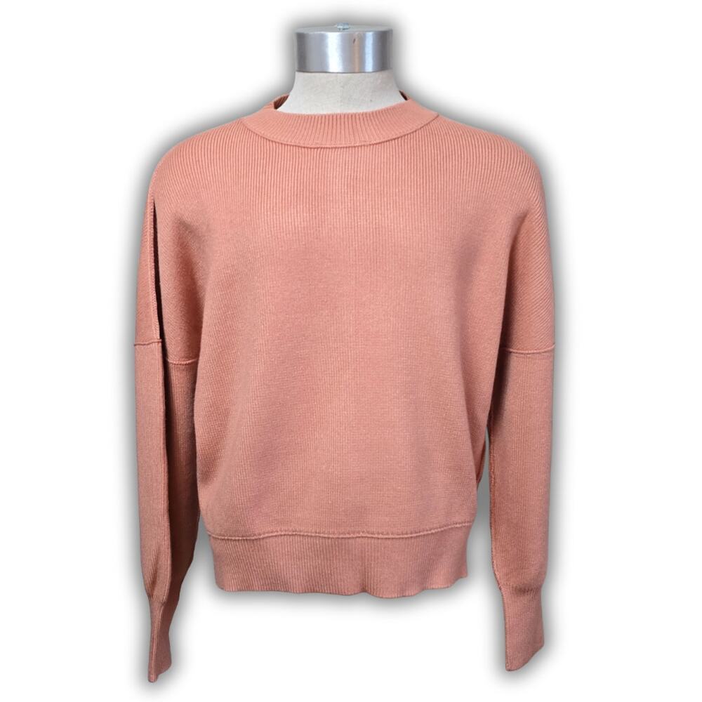 NWT Women's Small Oversized Drop Shoulder Side Split Sweater
